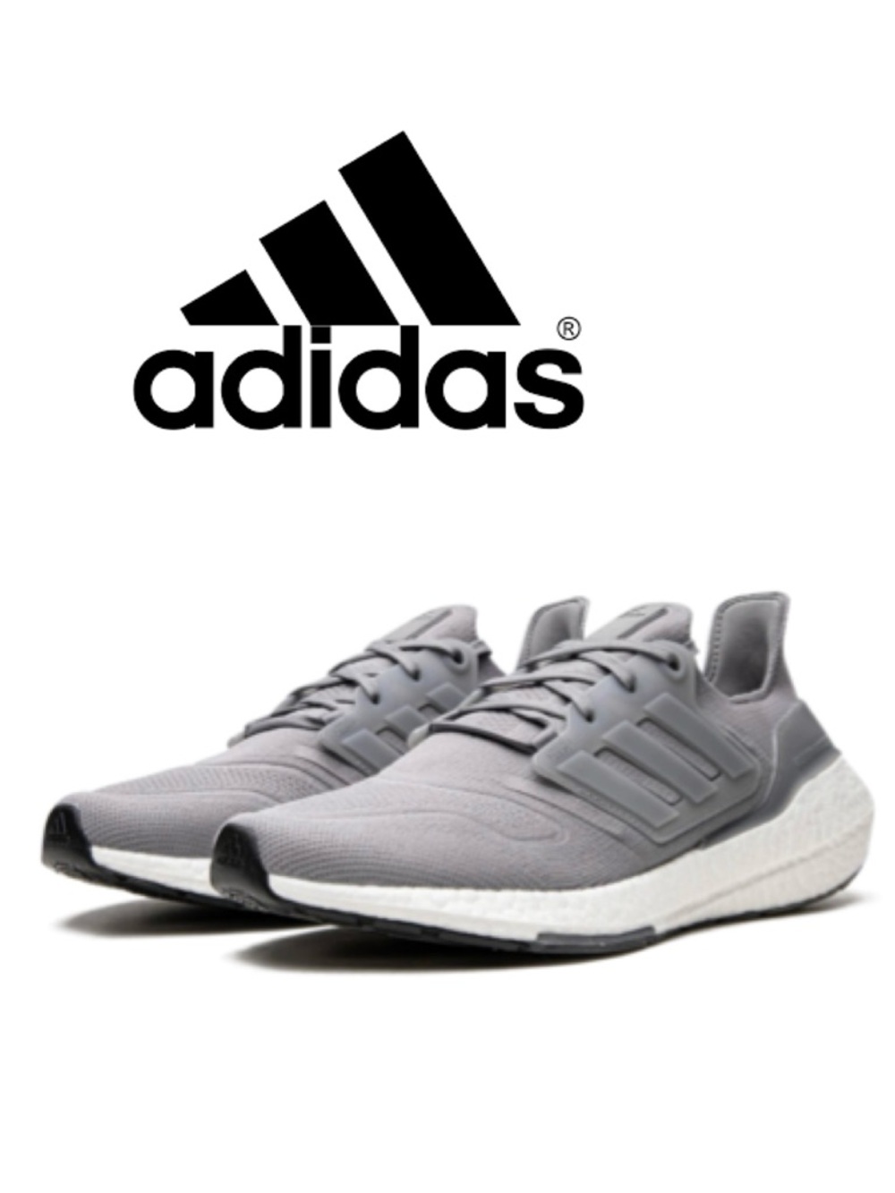 ADIDAS Ultraboost 22 Gray Running Shoe GX5460 Grey Three Athleisure Sport Men 11